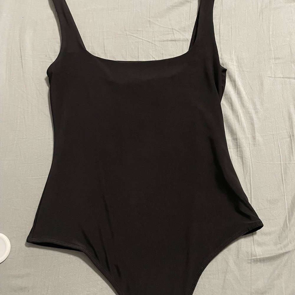 black bodysuit